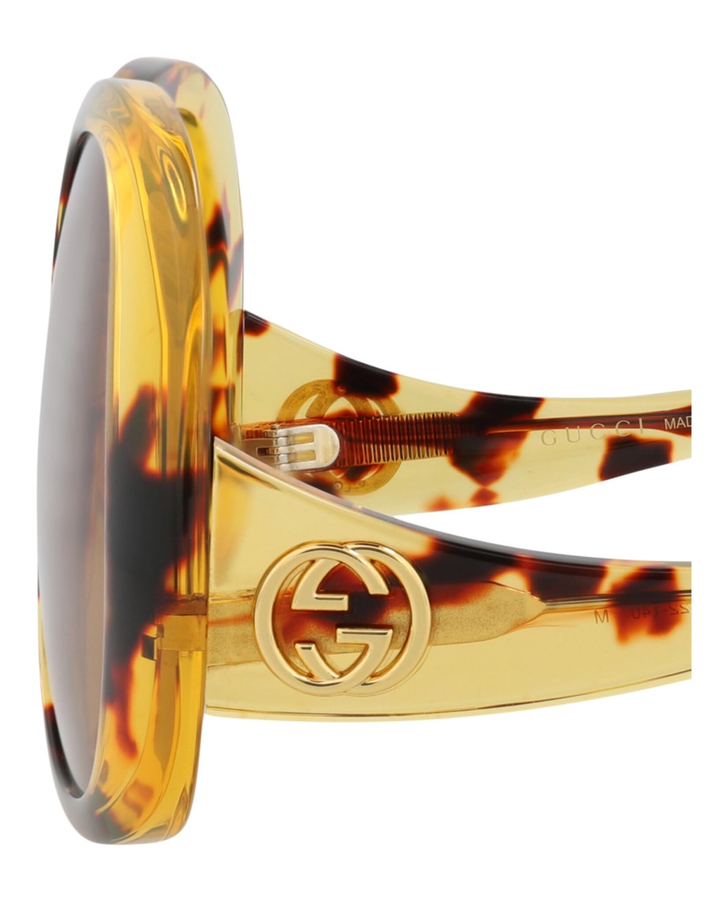 Gucci Round-Frame Acetate Sunglasses