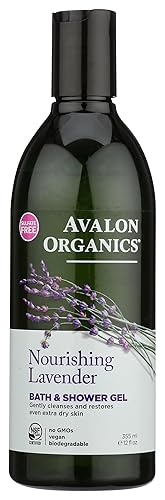 Avalon Organic Botanicals, Bath & Shower Gel, Lavender, 12 oz