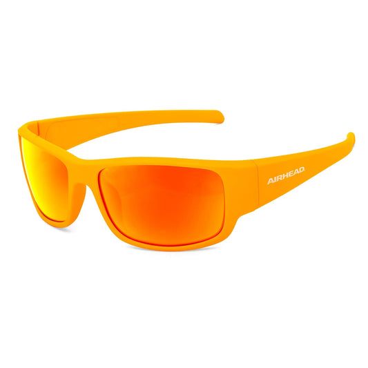 AIRHEAD Sport Round Sunglasses, Orange, Adult