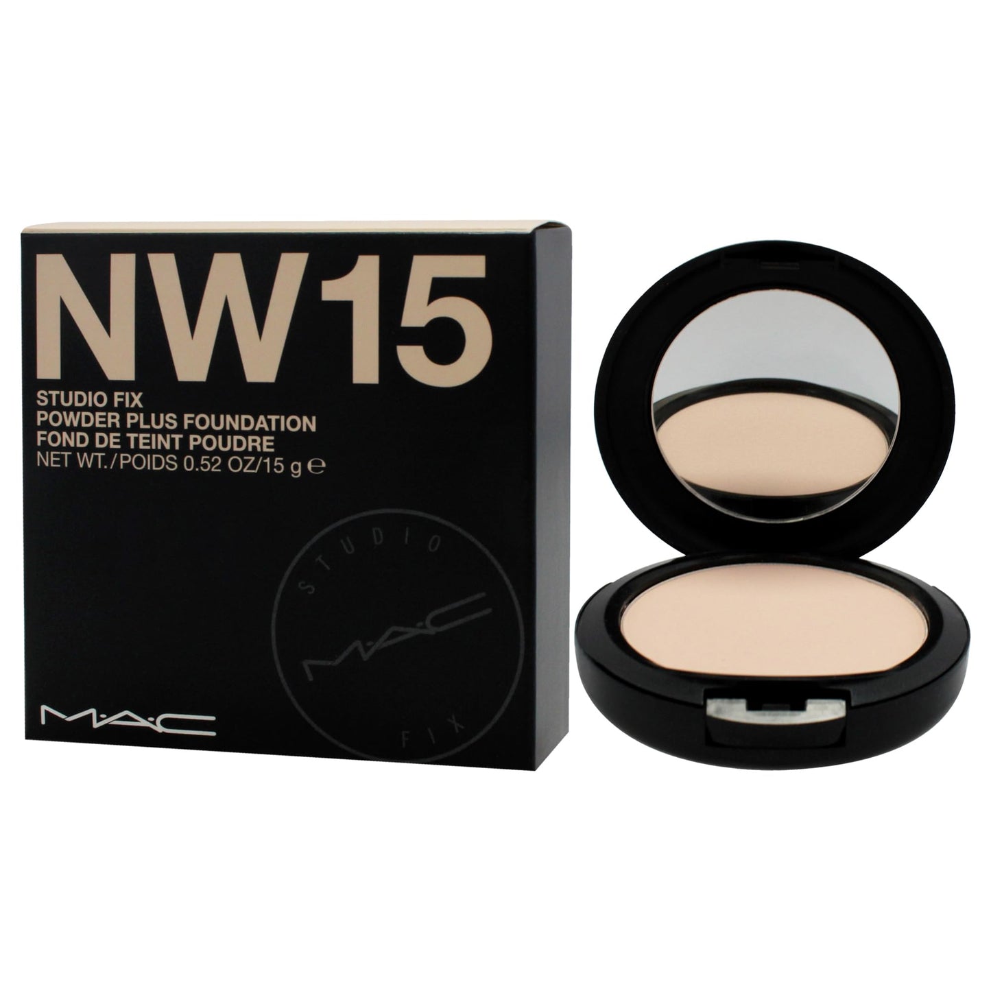 Studio Fix Powder Plus Foundation - NW15 by MAC for Women - 0.52 oz Foundation