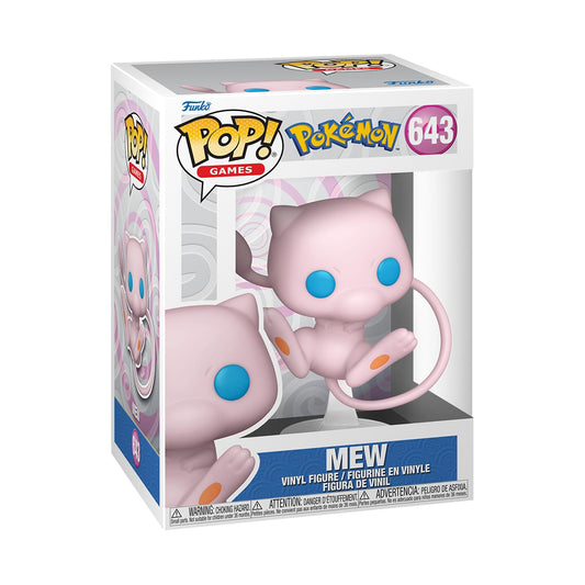 Funko Pop! Games: Pokemon - Mew - Collectible Vinyl Figure - Gift Idea - Official Products - Toys for Children and Adults - Video Games Fans