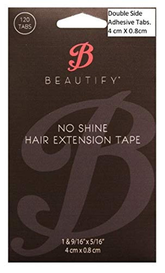 Beautify No Shine Hair Extension Tape Tabs - Double Sided Replacement Tape for Hair Extensions, 120 Tabs per Pack - Shine-Free Hold Beauty & Personal Care Sxowihz