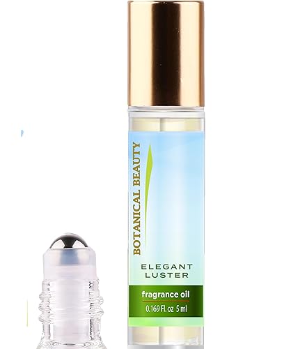 Botanical Beauty ELEGANT LUSTER FRAGRANCE OIL ROLL-ON 0.169 Fl Oz 5 ml Rollerball Perfume, Long Lasting an luxury scent, blends of Gardenia petals