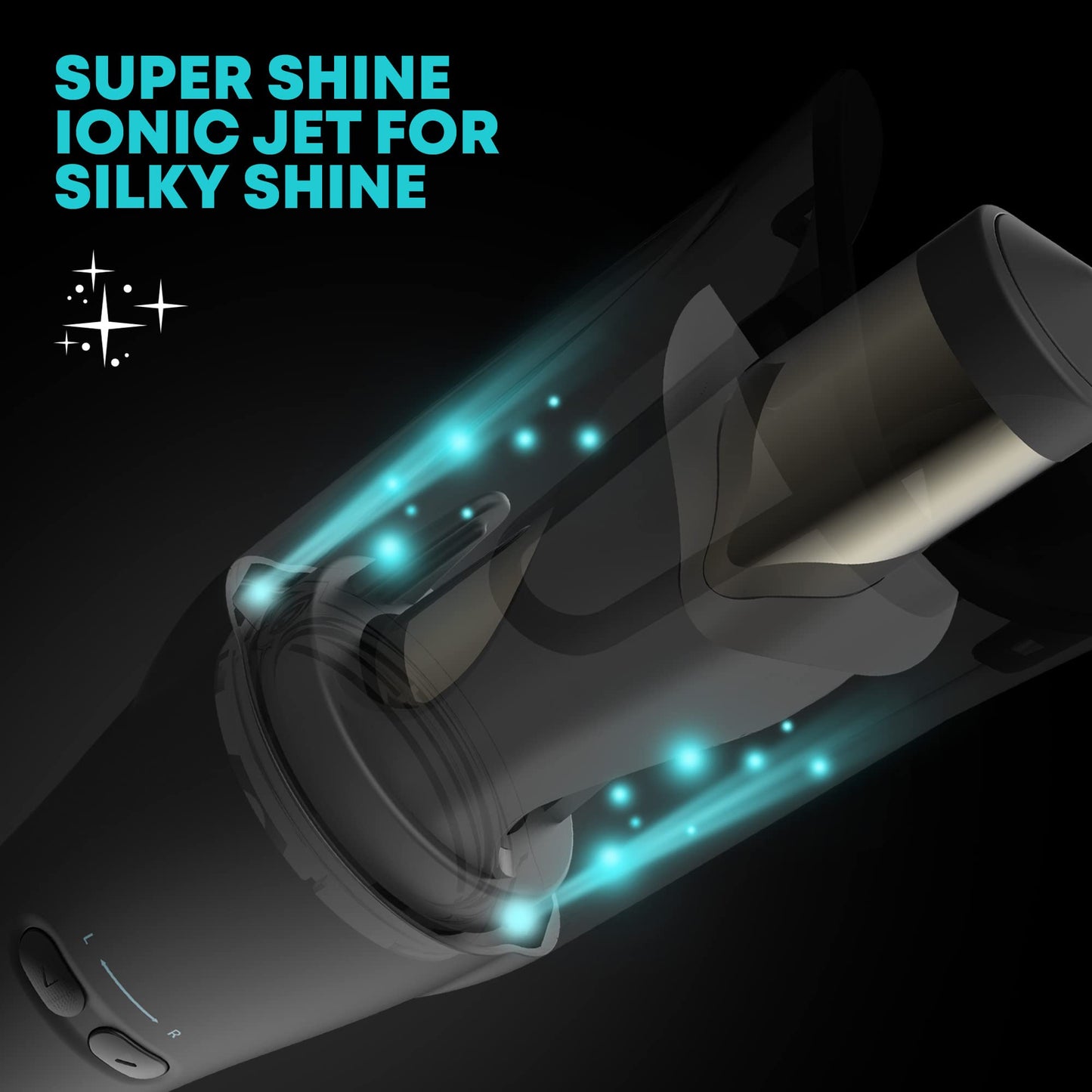 Revamp Progloss Hollywood Automatic Curling Iron - Advanced Shine Rotating Curling Iron with Hydrating Dual Ionic Jets, Ceramic Barrel Infused