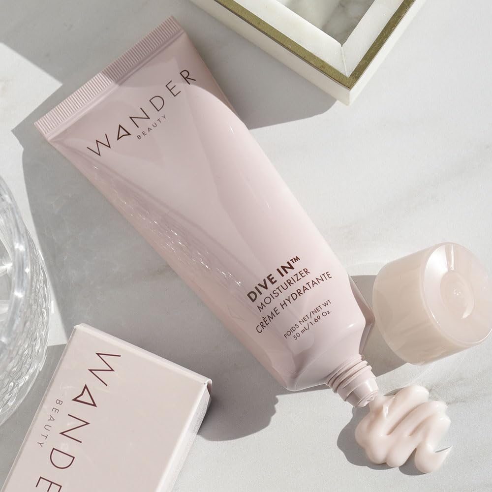 Wander Beauty Dive In Moisturizer - 8-in-1 Hydrating Face Moisturizer For 72h Hydration - Plump, Brighten, & Rejuvenate Skin with 13 Fruits & 4 Flower