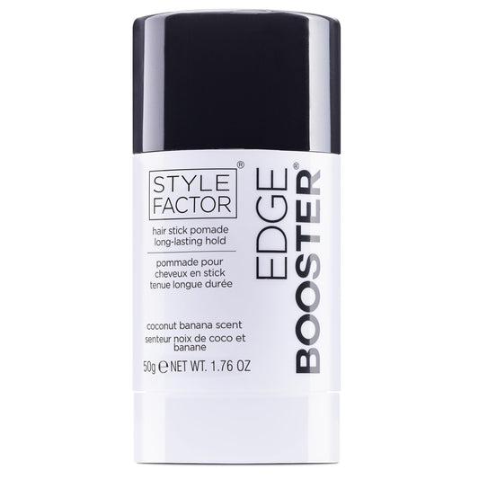 Style Factor EDGE BOOSTER Hair Wax Stick Pomade with Beeswax | Strong Hold Slick Stick for Flyaways, Edges & Baby Hair for Sleek Buns & Ponytails |