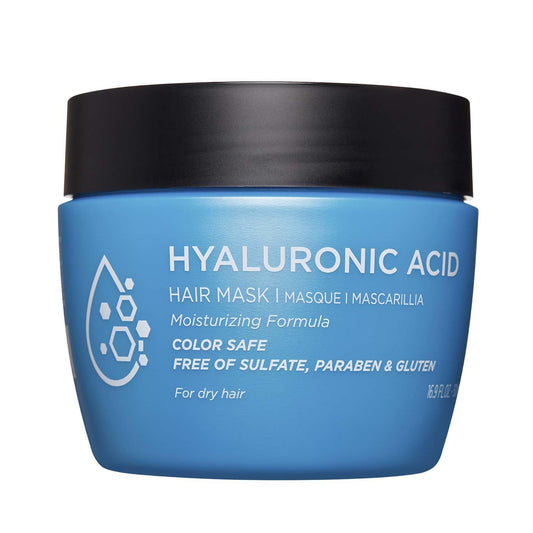 Luseta Hyaluronic Acid Intense Moisture Hair Mask Hydrate Dry Hair Enhance manageability for Men & Women 16.9oz