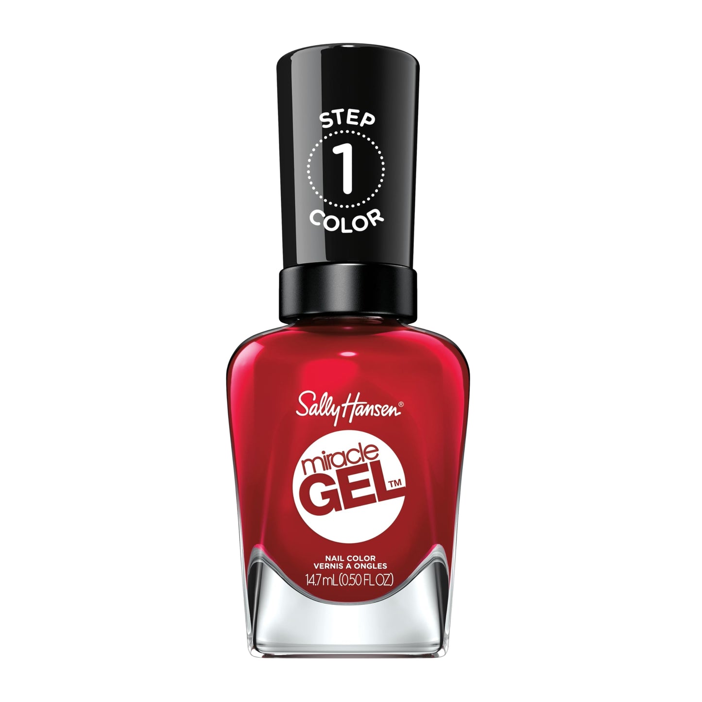 Sally Hansen Miracle Gel Salon Quality Nail Polish | Gel-Like Formula, Two-Step System, No UV Light Needed, Long Lasting | Opaque, Glossy | 449