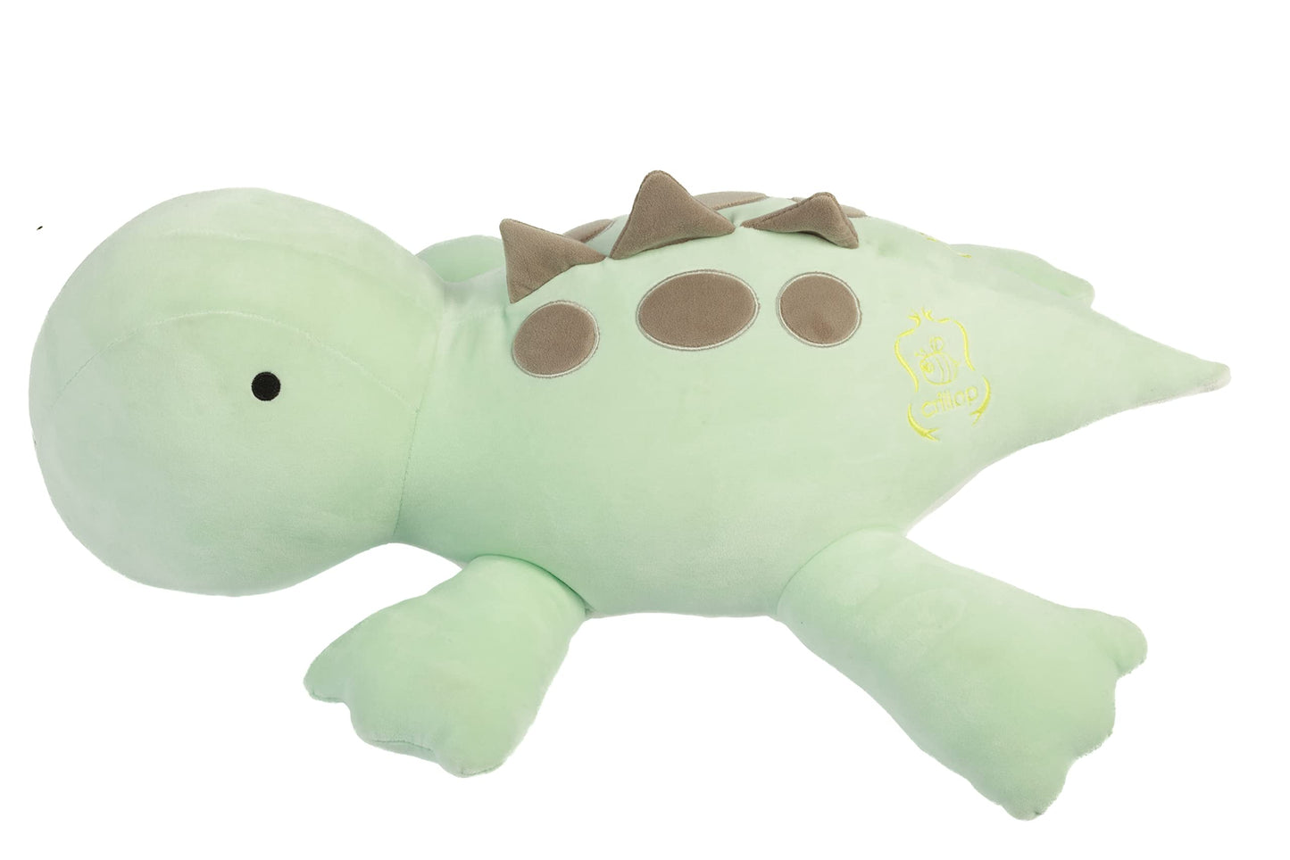 4LB Cute Weighted Stuffed Animals Plush - 24 inch Soft Weighted Dinosaur Plush Toy Pillow for Adults and Children (Green Dinosaur)