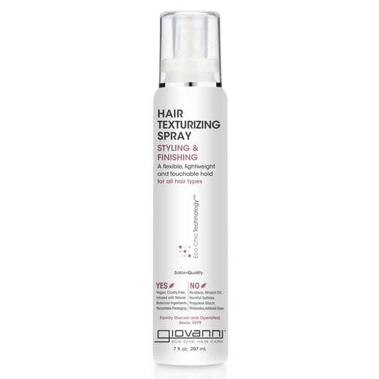 GIOVANNI Hair Texturizing Spray - Flexible Hold, Controls and Defines Hairstyles, Improves Hair Texture, Smooths Frizz, For All Hair Types - 7 oz Beauty & Personal Care GIOVANNI