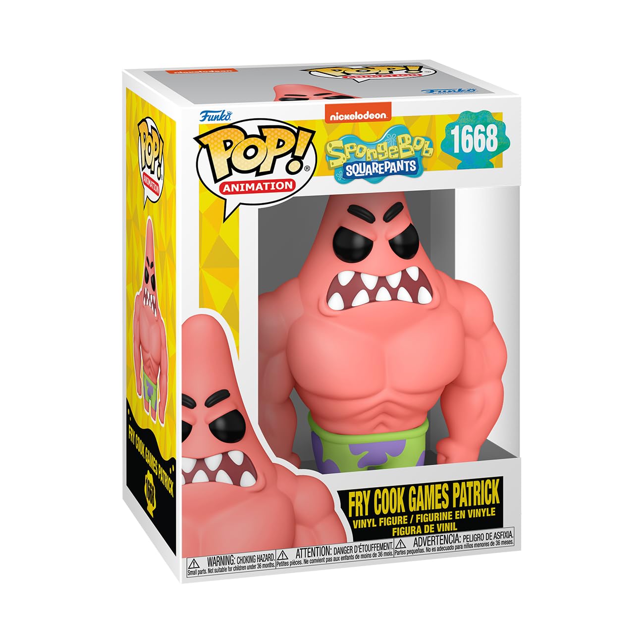 Funko Pop Animation: Spongebob Squarepants 25th Anniversary - Fry Cook Games Patrick Star - Collectable Vinyl Figure - Gift Idea - Official…