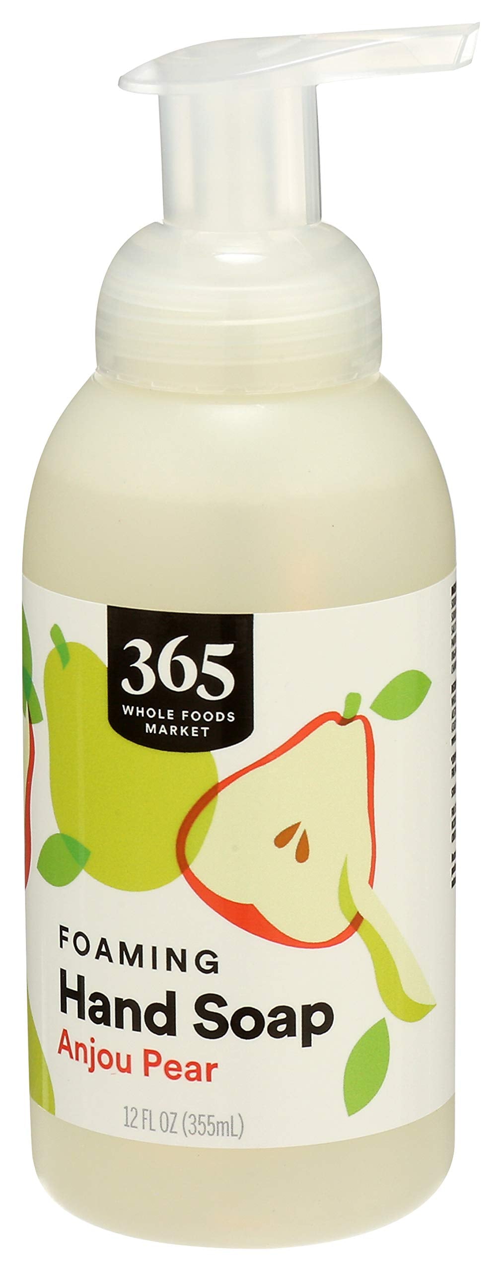 365 by Whole Foods Market, Hand Soap Foaming Anjou Pear, 12 Fl Oz (Pack of 2) Beauty and Personal Care 365 by Whole Foods Market