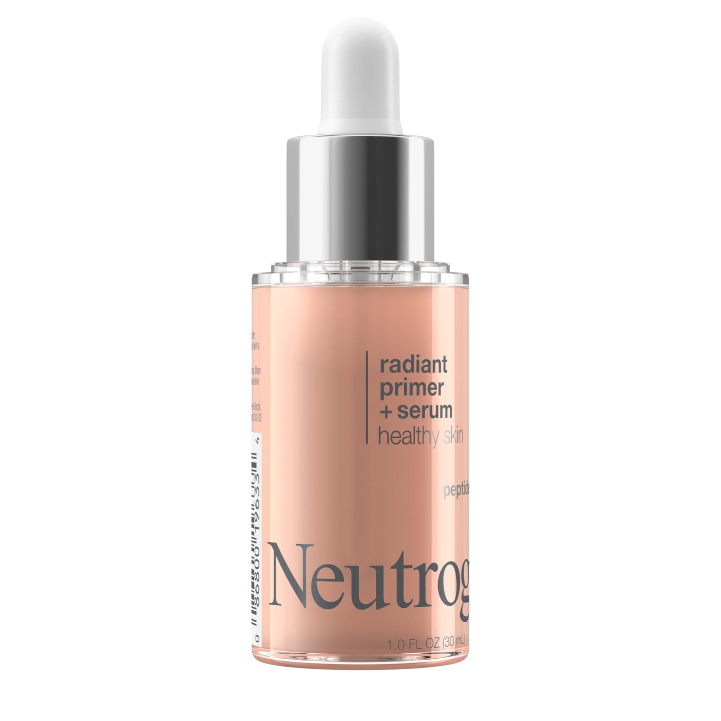 Neutrogena Healthy Skin Radiant Booster Primer & Serum, Skin-Evening Serum-to-Primer with Peptides & Pearl Pigments, Evens the Look of Skin's Tone