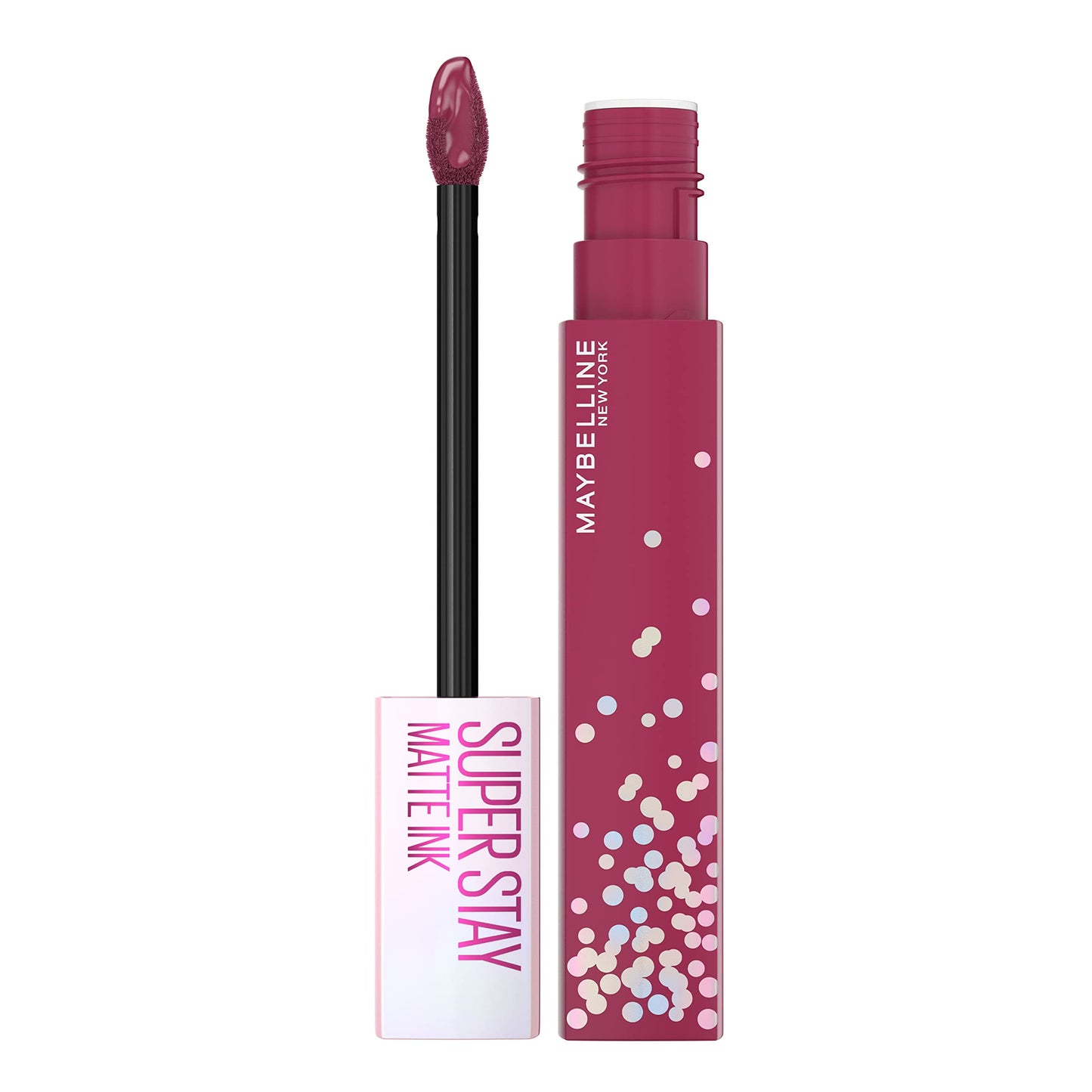 MAYBELLINE New York Super Stay Matte Ink Liquid Lipstick, Transfer Proof, Long Lasting, Limited Edition Birthday Cake Scented Shades, Party Goer, 0.17