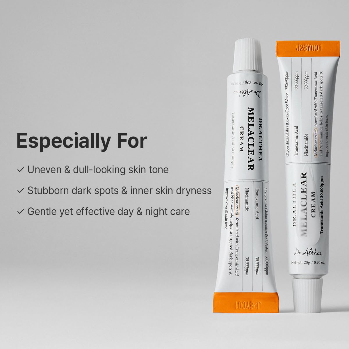 Dr.Althea Melaclear Cream | Tranexamic Acid (TXA) & Niacinamide to Help Refine Uneven Skin Tone | Face Moisturizer for Dark Spot & Hyperpigmentation Beauty and Personal Care Dr.Althea