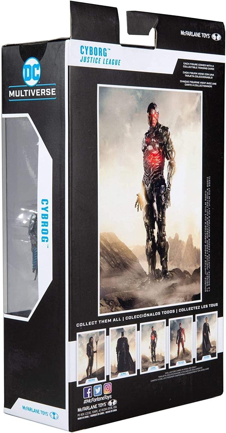 McFarlane Toys DC Justice League Movie Cyborg 7" Action Figure