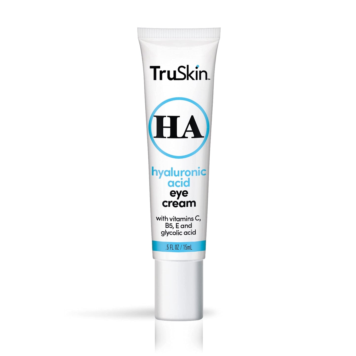 TruSkin Eye Cream for a Hydrated, Brighter-Looking Eye Area - Improve Appearance of Dark Circles & Puffiness - Hyaluronic Acid, Glycolic Acid