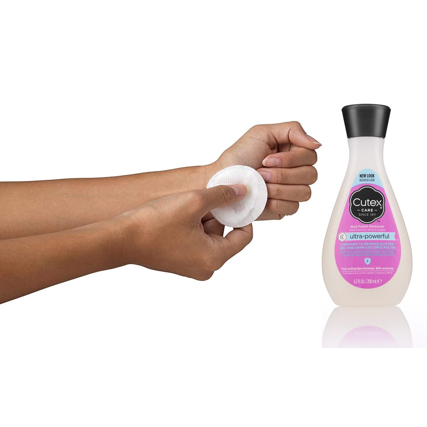 Cutex Ultra-Powerful Nail Polish Remover 6.76 Fl Oz (Pack of 6) Beauty & Personal Care Cutex