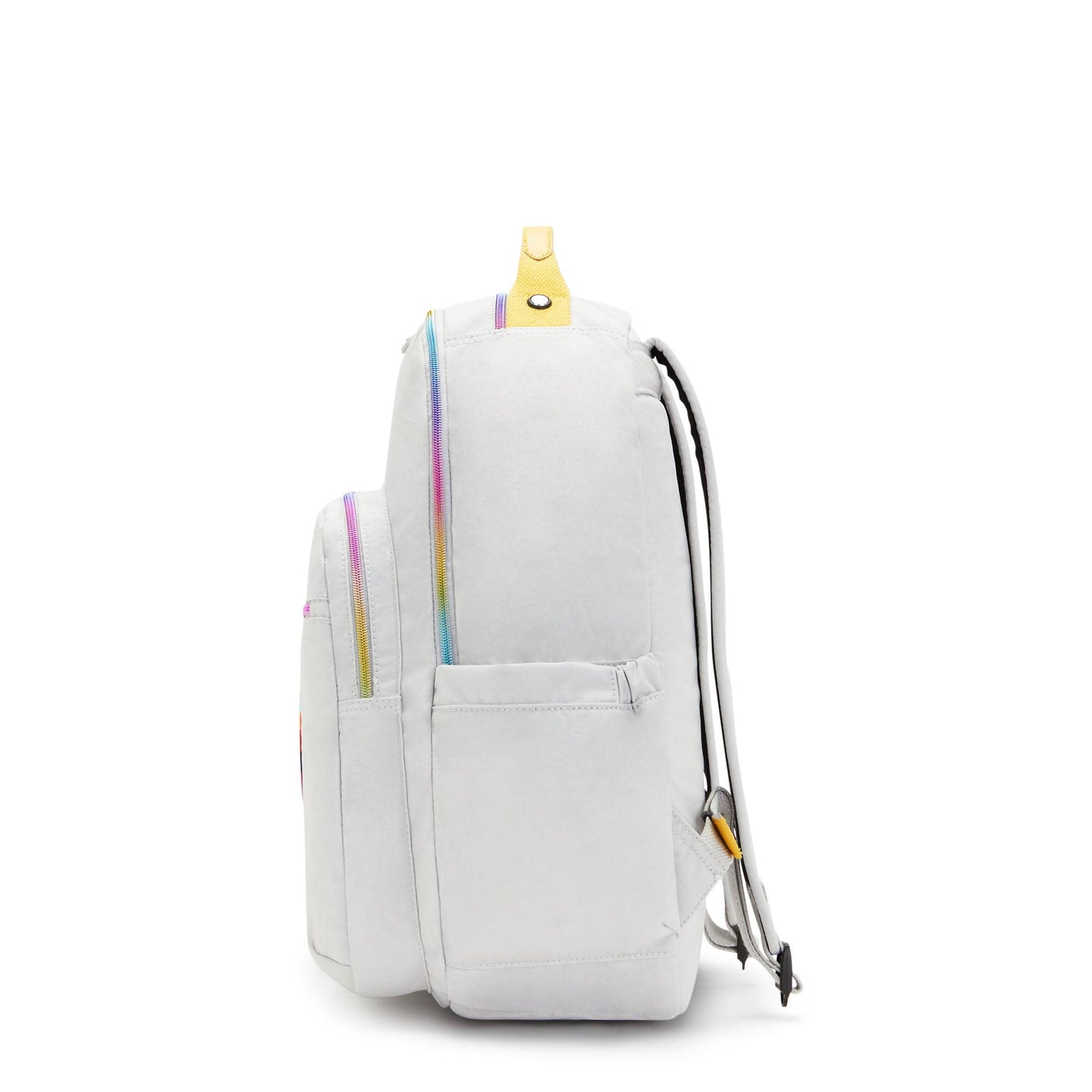 Kipling Seoul Large 15" Laptop Backpack Truly Grey Rainbow