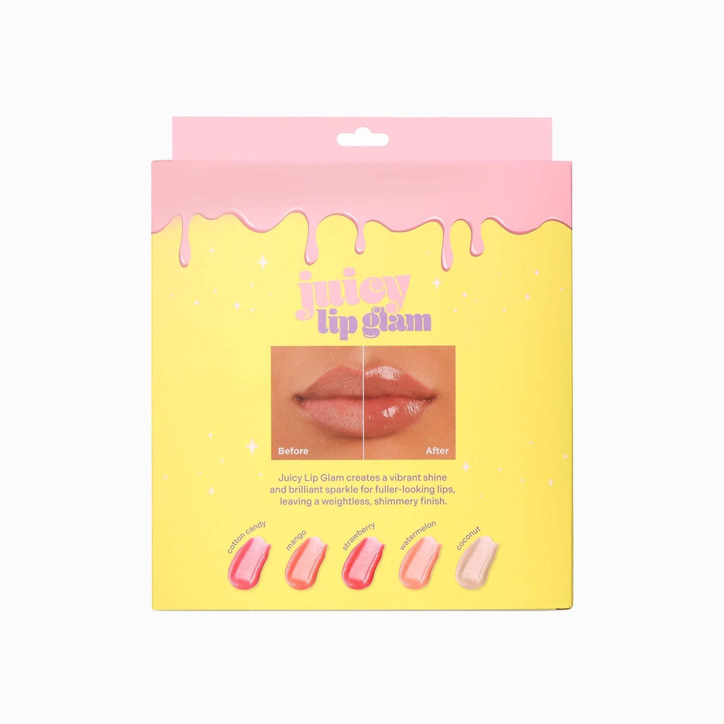 NICKA K NEW YORK Juicy Lip Glam, Lip Shimmer, Vibrant, Brilliant Sparkle, Weightless Shimmery Lip Gloss (Juicy Lip Glam)