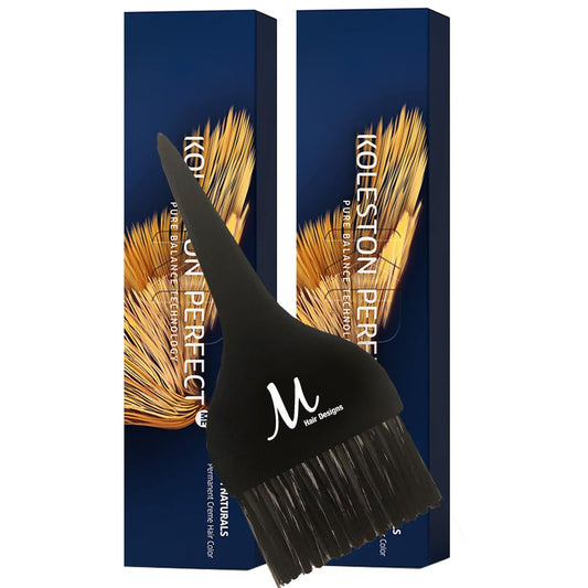 Koleston Perfect ME+ 8/96 Light Blonde/Cendre Violet Permanent Hair Color Creme 2 Ounce (Pack of 2) With Tint Brush - Long-Lasting Gray Coverage - Use