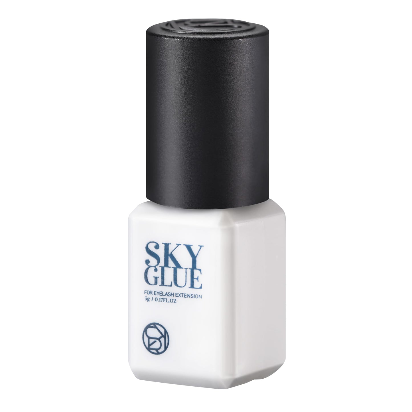 Super Strong Sky D Eyelash Extension Glue 5ml - Professional Black Bonding Adhesive for Long Lasting Semi Permanent Individual Lash Extensions - 3-4s