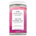 Heritage Store Ancient Healing Clay Pore-Cleansing Mask | Refines & Purifies with 100% Natural Calcium Bentonite | 31oz