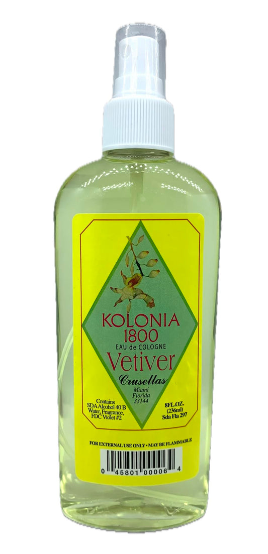 Crusellas Legitima Kolonia 1800 Vetiver Pump Spray Cologne 8 Fl. Oz. Beauty & Personal Care Crusellas