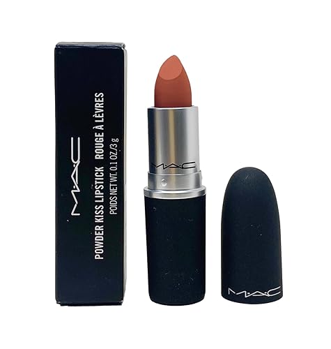 MAC Cosmetics Powder Kiss Lipstick - 314 Mull It Over (Dirty peach) .10 Oz / 3g