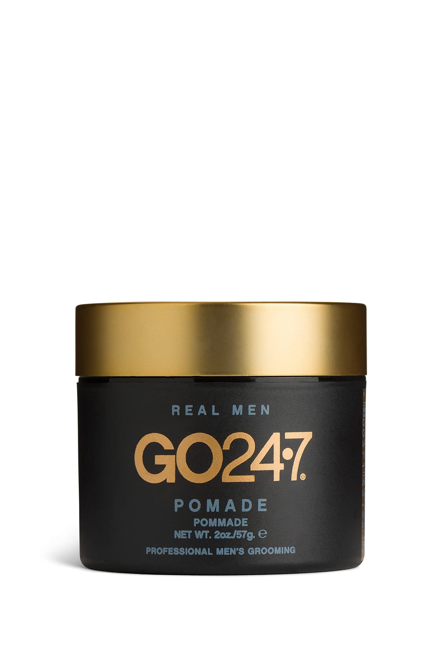 GO247 Pomade - Medium Hold, High Shine Pomade for Men - Water-Activated Formula for Easy Restyling - Controls Frizz & Flyaways - Ideal for Sleek