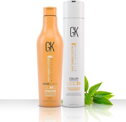 GK HAIR Color Shield Shampoo and Moisturizing Conditioner Kit with no Paraben and Sulfate for Environmentally Stressed Heat Damaged and Color Treated Beauty & Personal Care GK HAIR