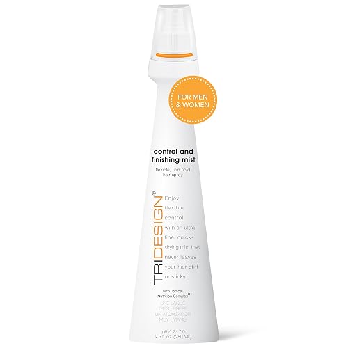 TRI Design Control and Finishing Mist - Volumizing for All Hair Types - Protect and Unleash Flexible Control with Ultra Fine Finishing for Fast Drying