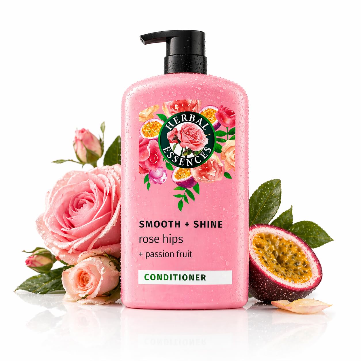 Herbal Essences Conditioner, Rose Hips + Passionfruit - Smooth Collection, Shiny Hair with Vitamin E & Jojoba, Safe for Color Treated Hair, Floral Beauty and Personal Care Herbal Essences Default Title