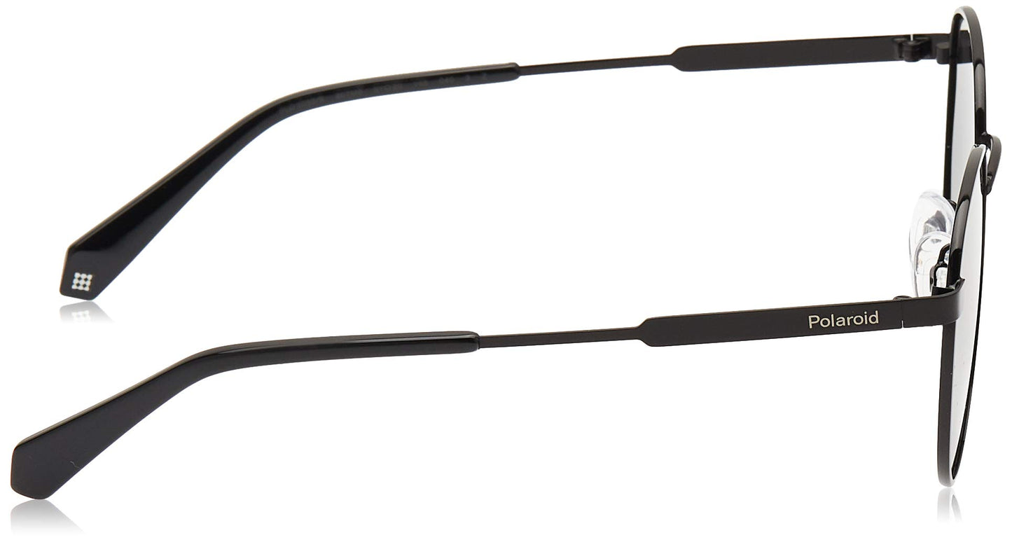 Polaroid Sunglasses PLD2053/S Oval Sunglasses, BLACK, 51 mm