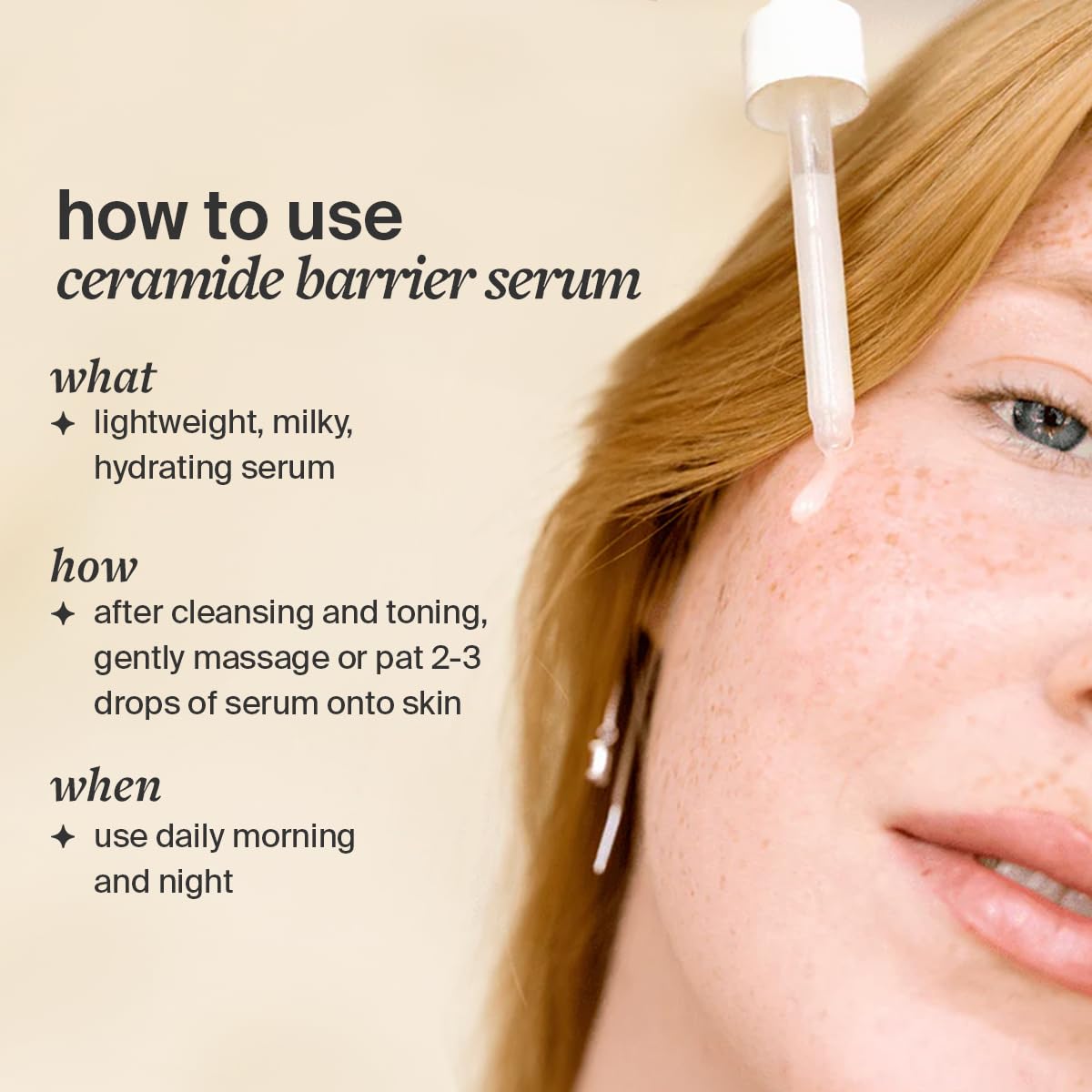 Cocokind Ceramide Barrier Serum, Hydrating Serum to Reduce Dryness, All Skin Types including Sensitive Skin, Fragrance Free, Cruelty Free, 1 fl oz Beauty & Personal Care Cocokind
