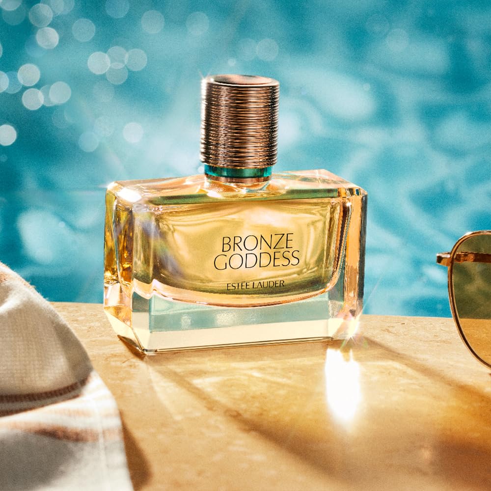 Estée Lauder Bronze Goddess Eau Fraîche Spray with Notes of Tiare Flower, Creamy Coconut, Amber, Sandalwood & Vanilla | Perfumes for Women, 3.4 Fl Oz