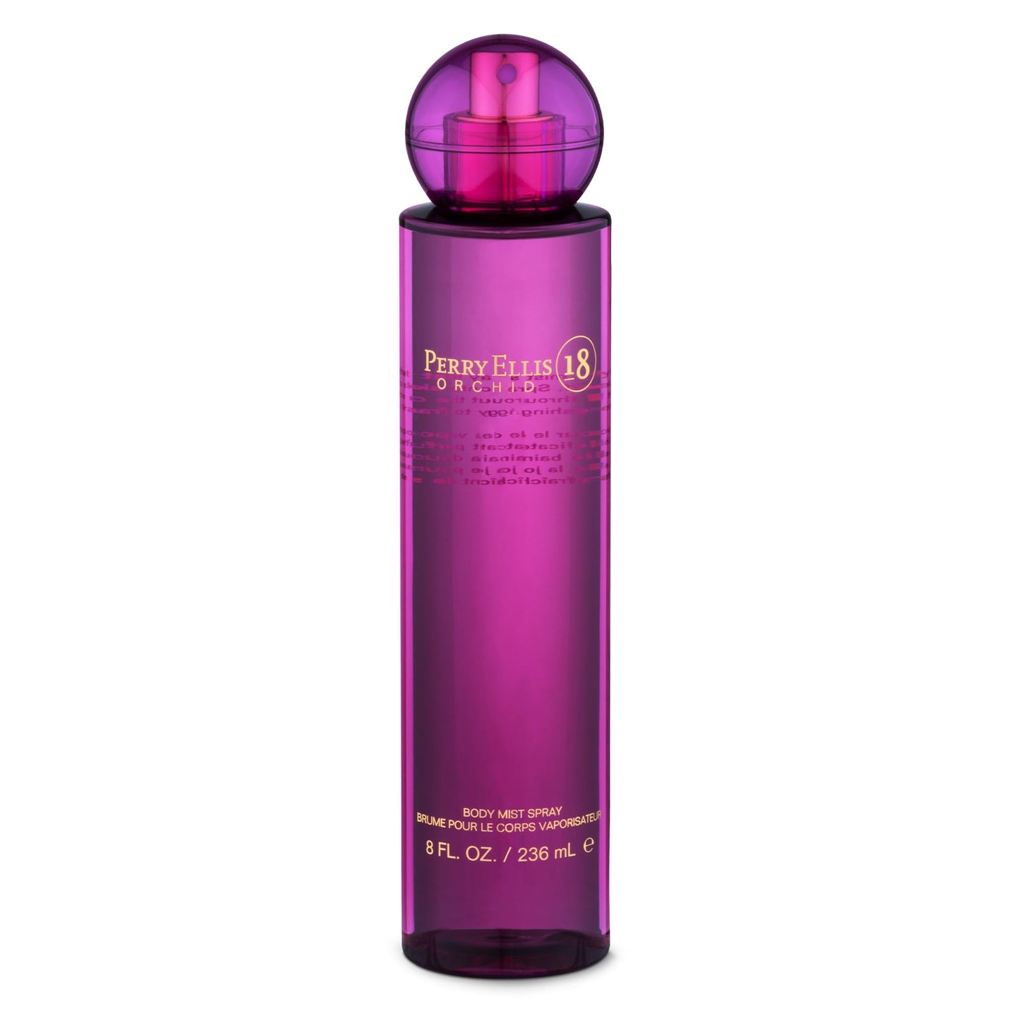 Perry Ellis 18 Orchid Body Spray for Women - Floral & Vanilla Body Mist, Perfumes for Women, Long Lasting Fragrance, EDT, Eau De Parfum with Fresh