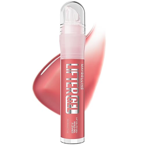 MAYBELLINE Lifter Oil-in-Gel Lip Gloss for Glassy, Bouncy Shine, Hydrating, Tinted Lip Balm and Moisturizer with Hyaluronic Acid and Passionfruit Oil