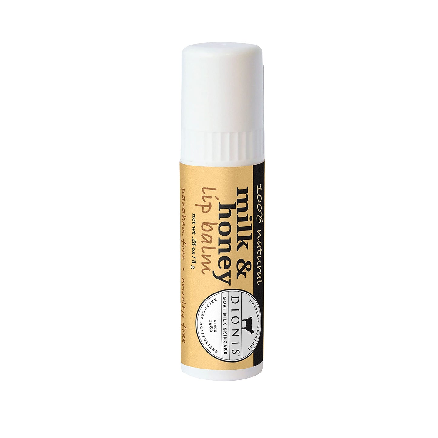 Creative Consumer Products Inc Dionis Goat Milk Milk and Honey Scent Lip Balm 0.28 oz. 1 pk - Case of: 6; Each Pack Qty: 1