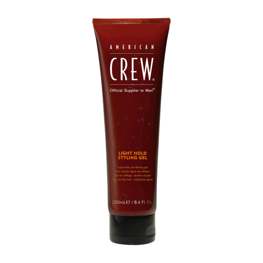 American Crew Men's Hair Gel, Light Hold with Low Shine, Styling Product Gift for Him, 8.4 Fl Oz