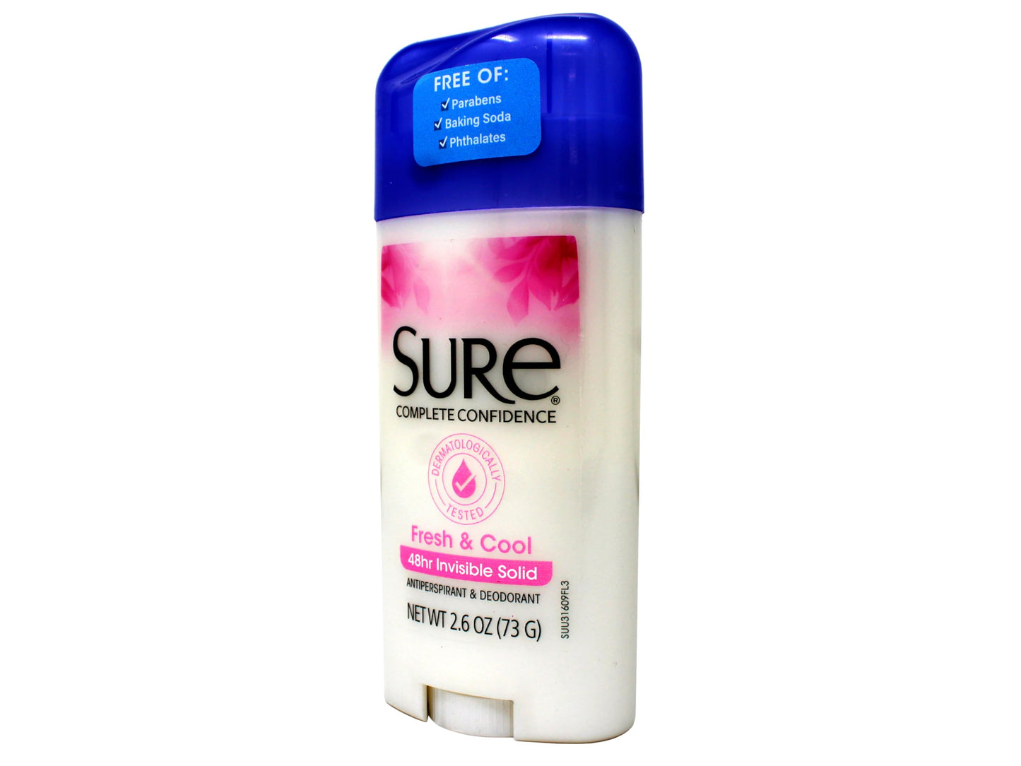 Sure Anti-Perspirant & Deodorant Invisible Solid Fresh & Cool 2.60 oz (Pack of 5) Beauty and Personal Care Sure