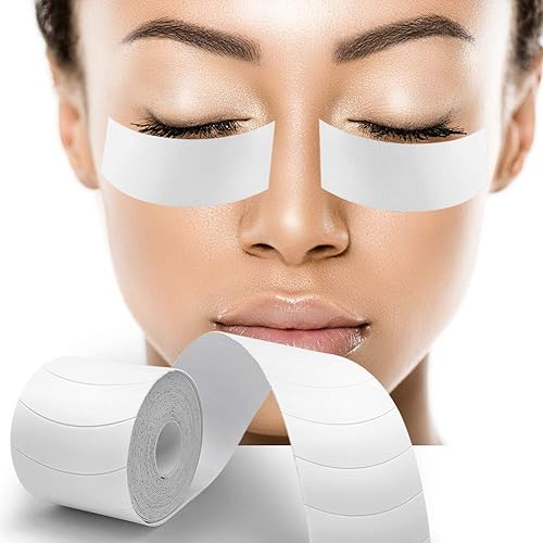 Foam Eye Pads for Eyelash Extensions - Akissos 125 PCS Pre Cut Medical Foam Tape Under Eye Pads Lash Extension Supplies Beauty Tools Lint Free