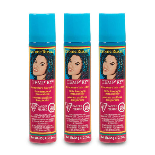 Jerome Russell Temp'Ry Spray-On Green Hair Color, 2.2Oz X 3 Pack Beauty & Personal Care Jerome Russell
