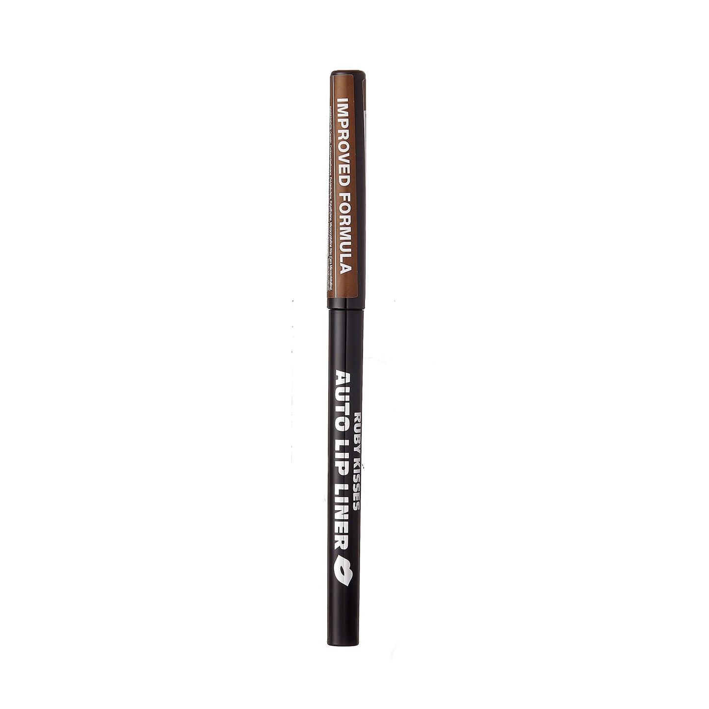 Ruby Kisses Auto Lip Liner Pencil (Cappuccino 3 Pack), Long Lasting & Non-Fading, Smooth Application, Non-Feathering with Rich Pigmented Color, No