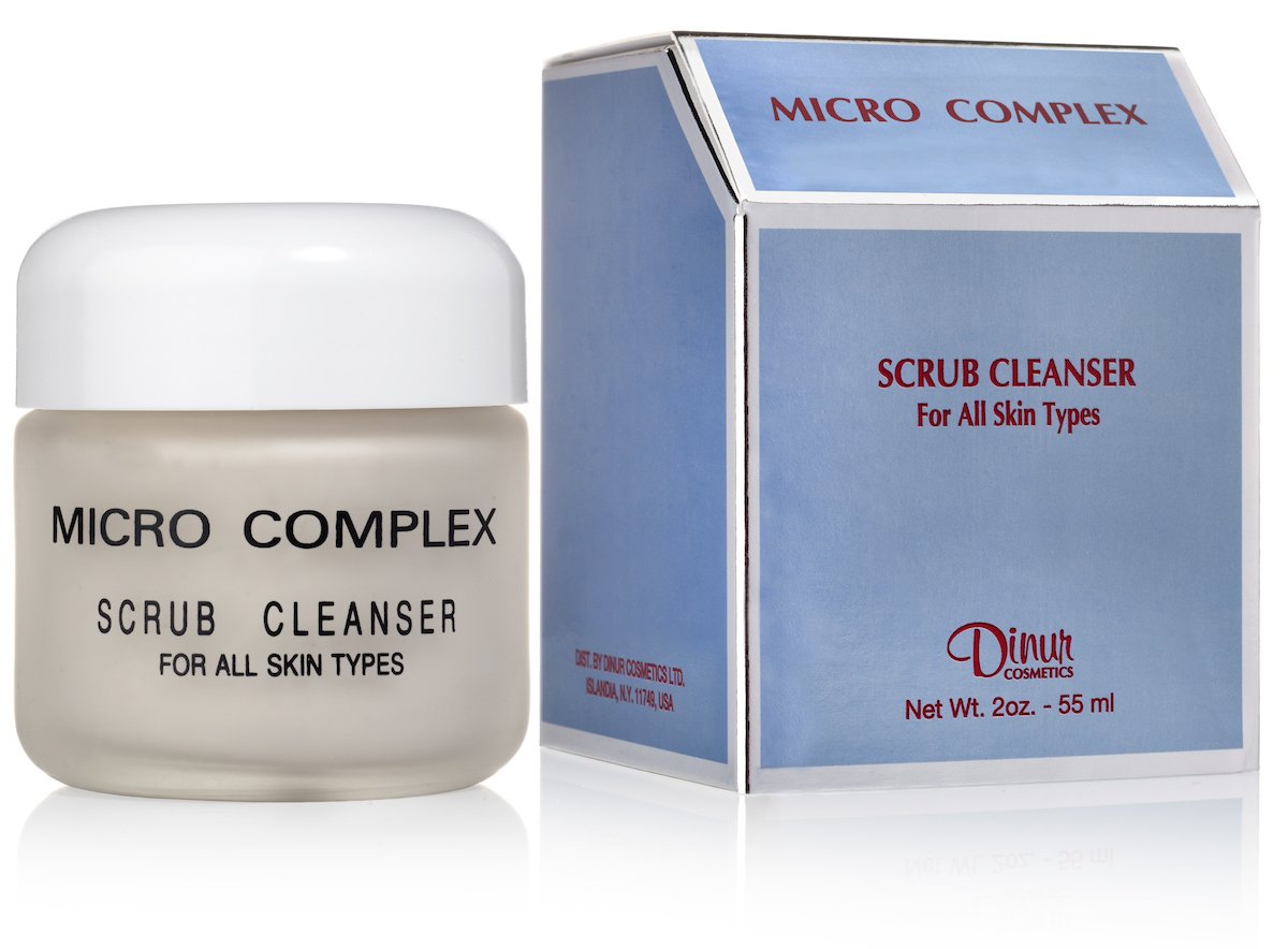 Dinur Cosmetics Micro Complex Deep Scrub Cleanser with Dead Sea Sand Gently Exfoliates, Removes Impurities, and Dead Skin Cells for Smooth, Youthful