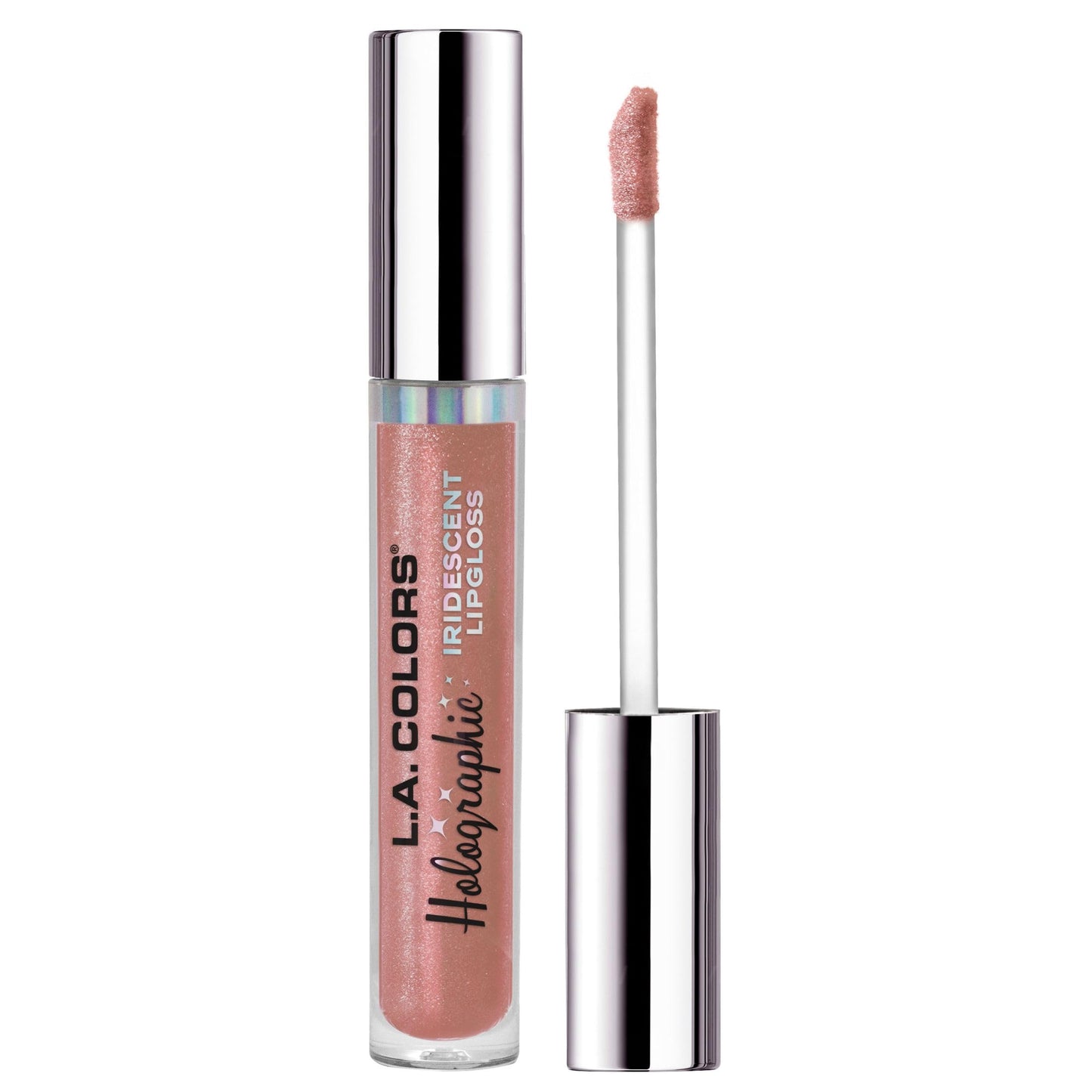 L.A. COLORS Holographic Iridescent Lipgloss, Heavenly CLG425