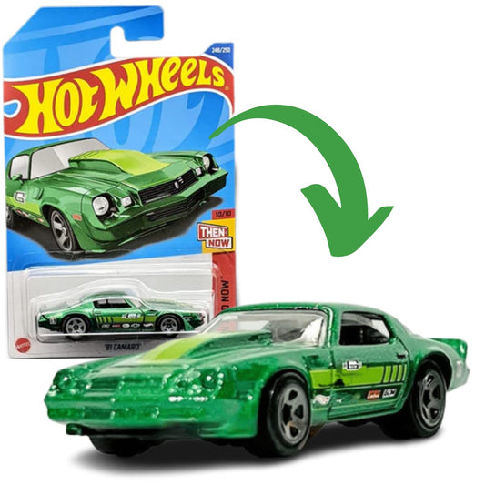 Hot Wheels '81 Camaro, Then and Now 10/10