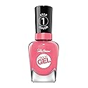 Sally Hansen Miracle Gel™, Rain-Glow, Long Lasting, Gel-Like Formula, No UV Lamp Needed, Pink Nail Polish