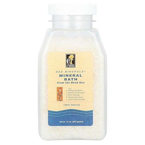 Sea Minerals Bath Salt From The Dead Sea, 16 Oz