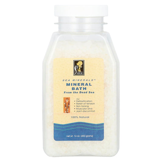 Sea Minerals Bath Salt From The Dead Sea, 16 Oz